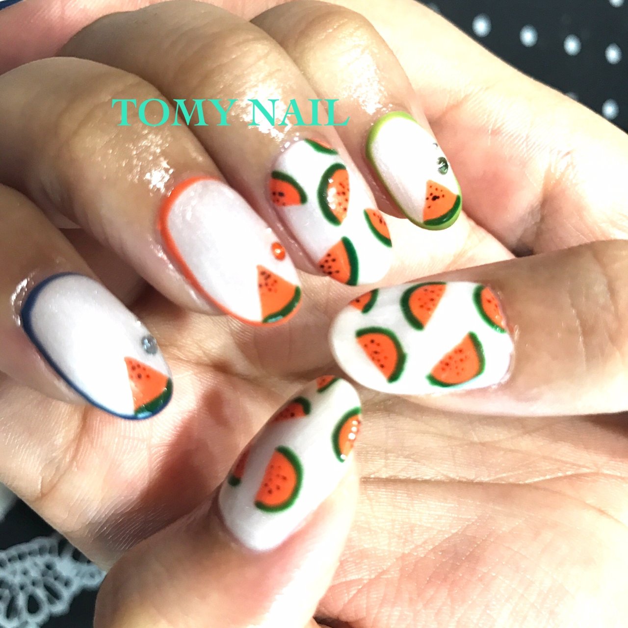 夏 旅行 リゾート ライブ ハンド Tomynailのネイルデザイン No ネイルブック