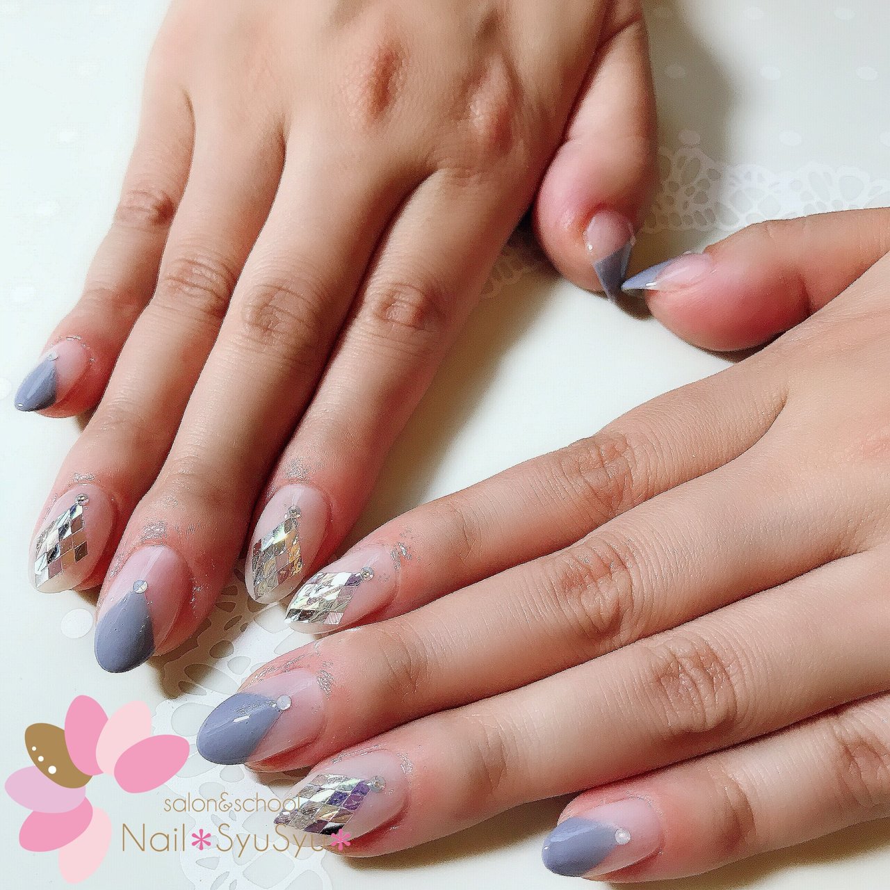 夏 秋 冬 ハンド シンプル Nail Syusyu ネイルシュシュのネイルデザイン No ネイルブック