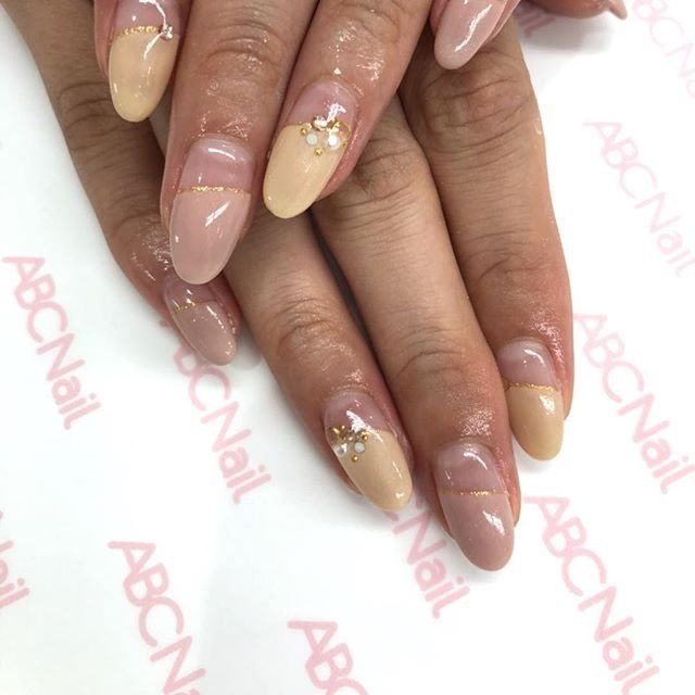 オールシーズン オフィス ブライダル パーティー ハンド Abcnailのネイルデザイン No ネイルブック