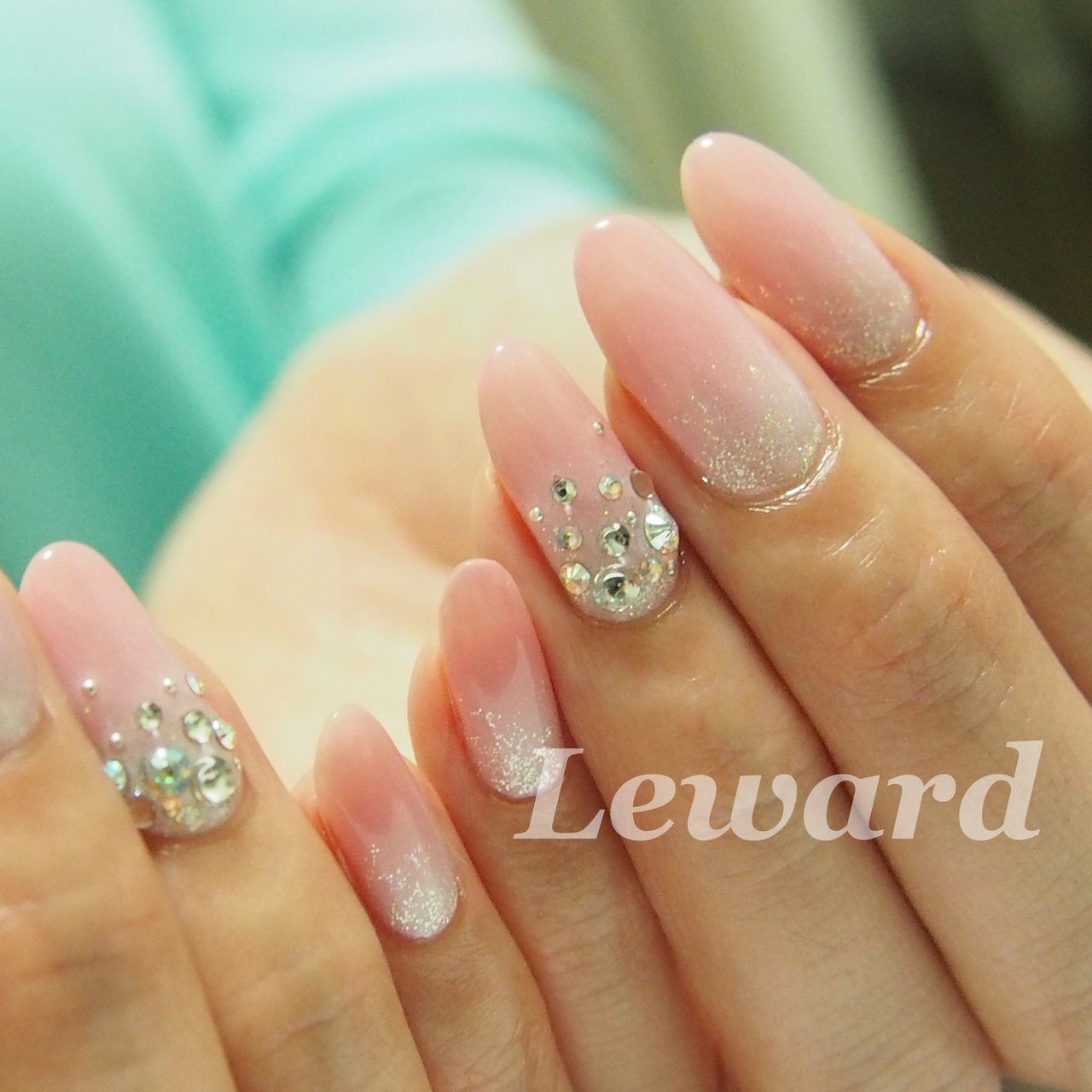 夏 オールシーズン ブライダル ハンド シンプル Nailsalon Lewardのネイルデザイン No ネイルブック