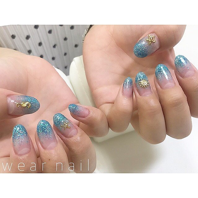 夏 旅行 海 リゾート ハンド Momoko New Nail Meのネイルデザイン No ネイルブック