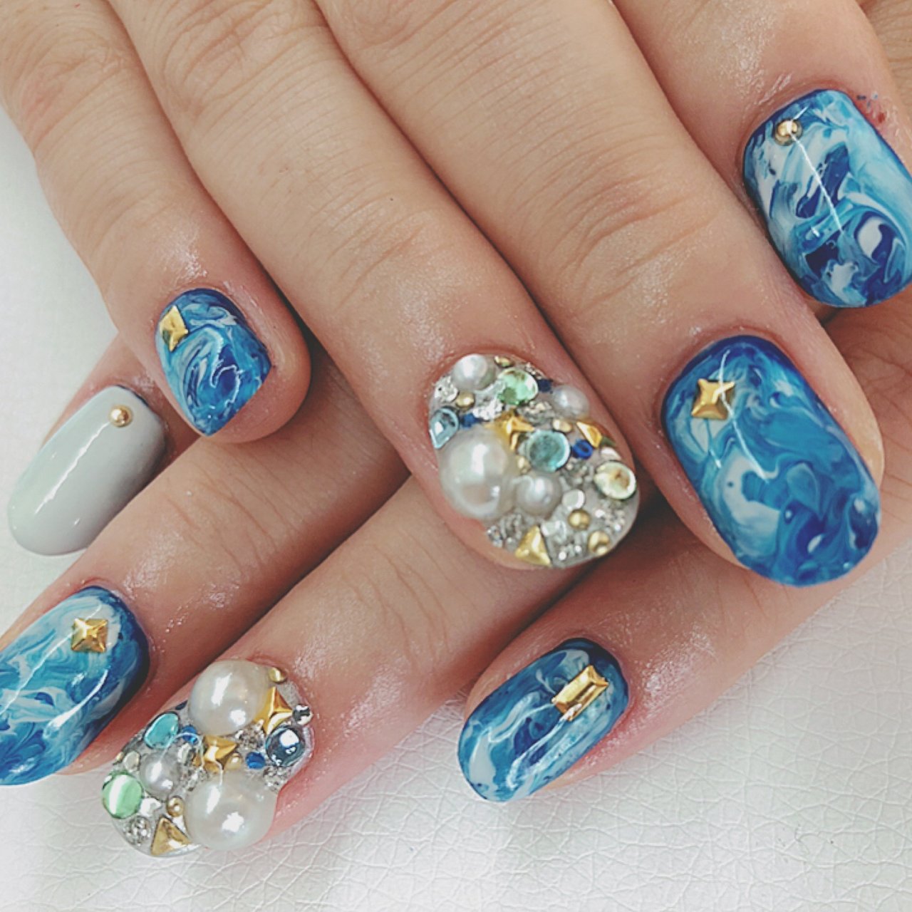 夏 海 リゾート ライブ ハンド Righair Nail Mizuhoのネイルデザイン No ネイルブック