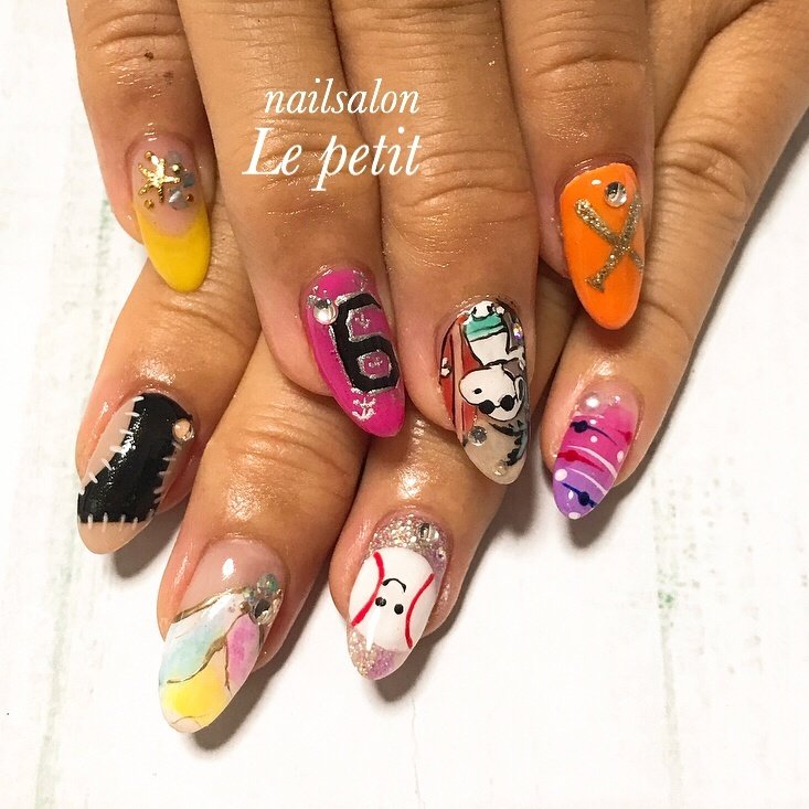 夏 海 リゾート 浴衣 ハンド Nailslon Le Petitのネイルデザイン No ネイルブック