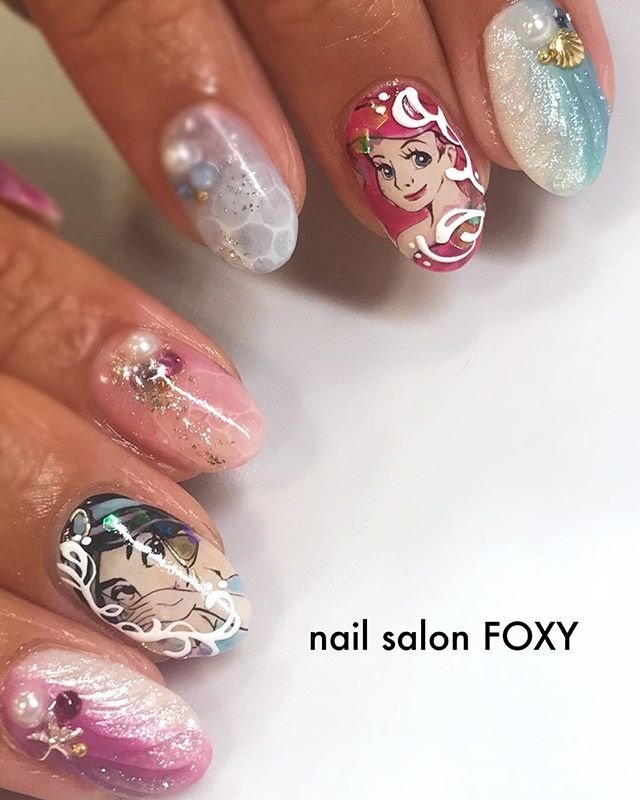 痛ネイル キャラクター お客様 Nail Salon Foxyのネイルデザイン No ネイルブック