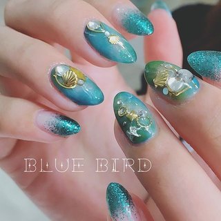 緑系のネイルデザイン ネイルブック