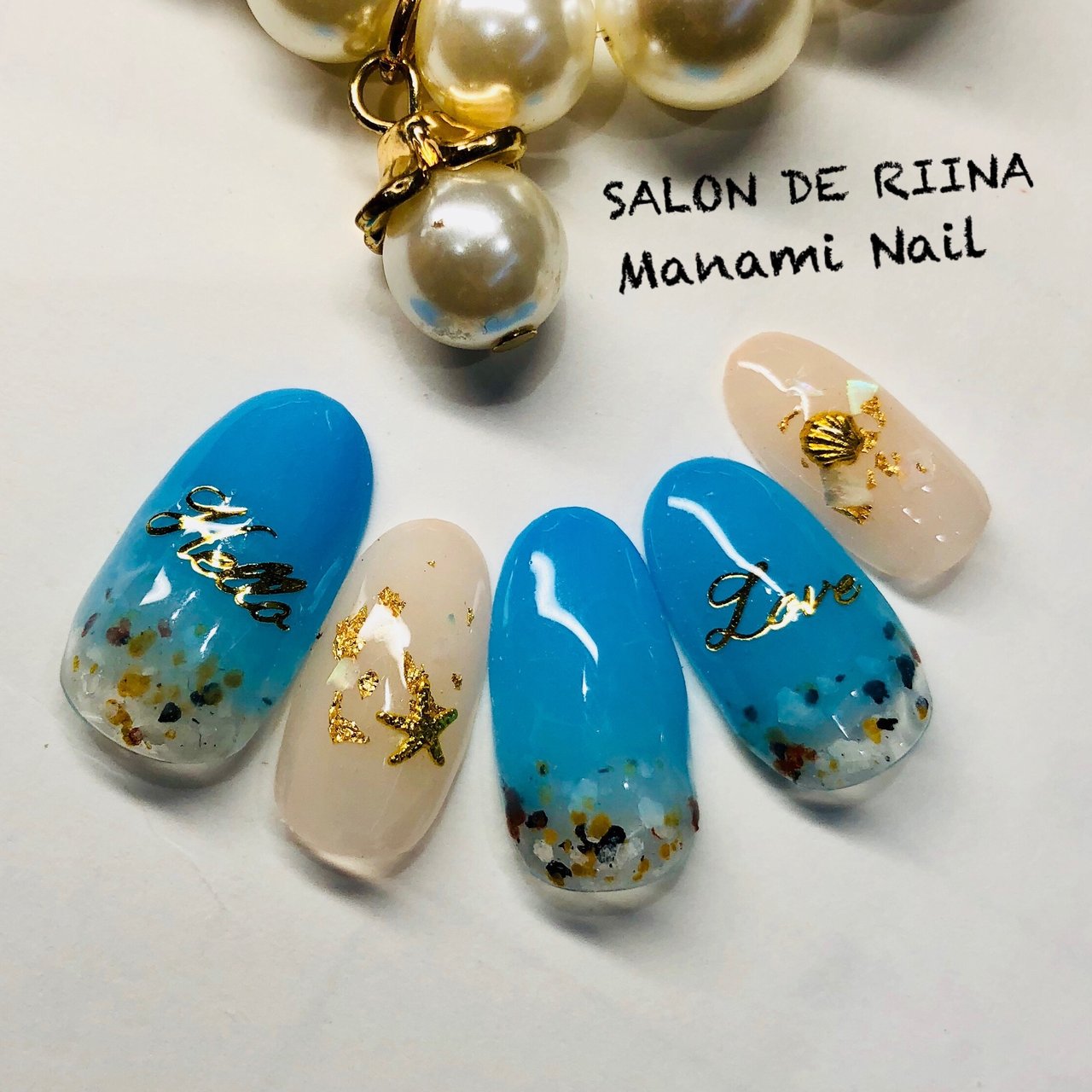 夏 旅行 海 リゾート ハンド Salon De Riinaのネイルデザイン No ネイルブック