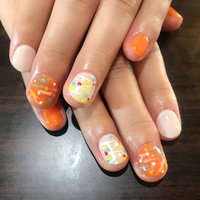 ハンド 和 ホワイト ジェル お客様 Nailsalon Lillyjuのネイルデザイン No ネイルブック