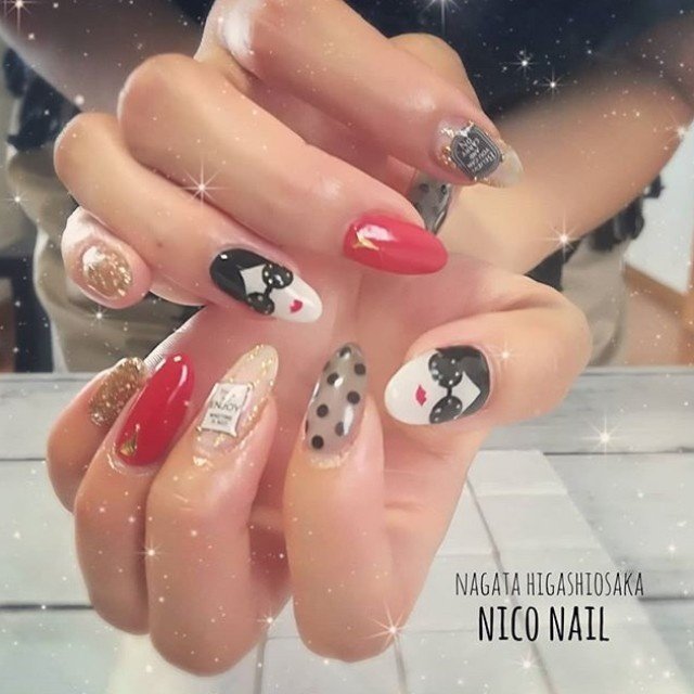 オールシーズン パーティー 女子会 ワンカラー 痛ネイル Niconailのネイルデザイン No ネイルブック