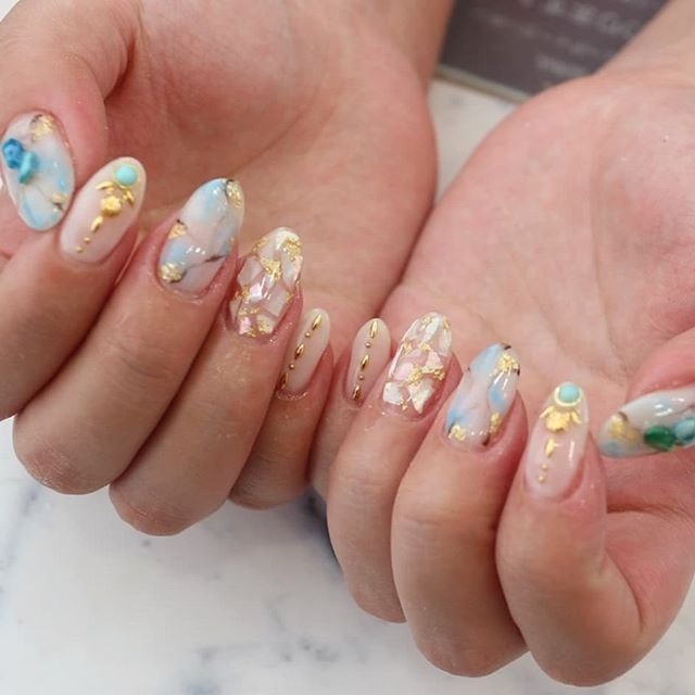 夏 秋 旅行 海 ハンド Nail Sisのネイルデザイン No ネイルブック