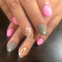 ハンド 和 ホワイト ジェル お客様 Nailsalon Lillyjuのネイルデザイン No ネイルブック