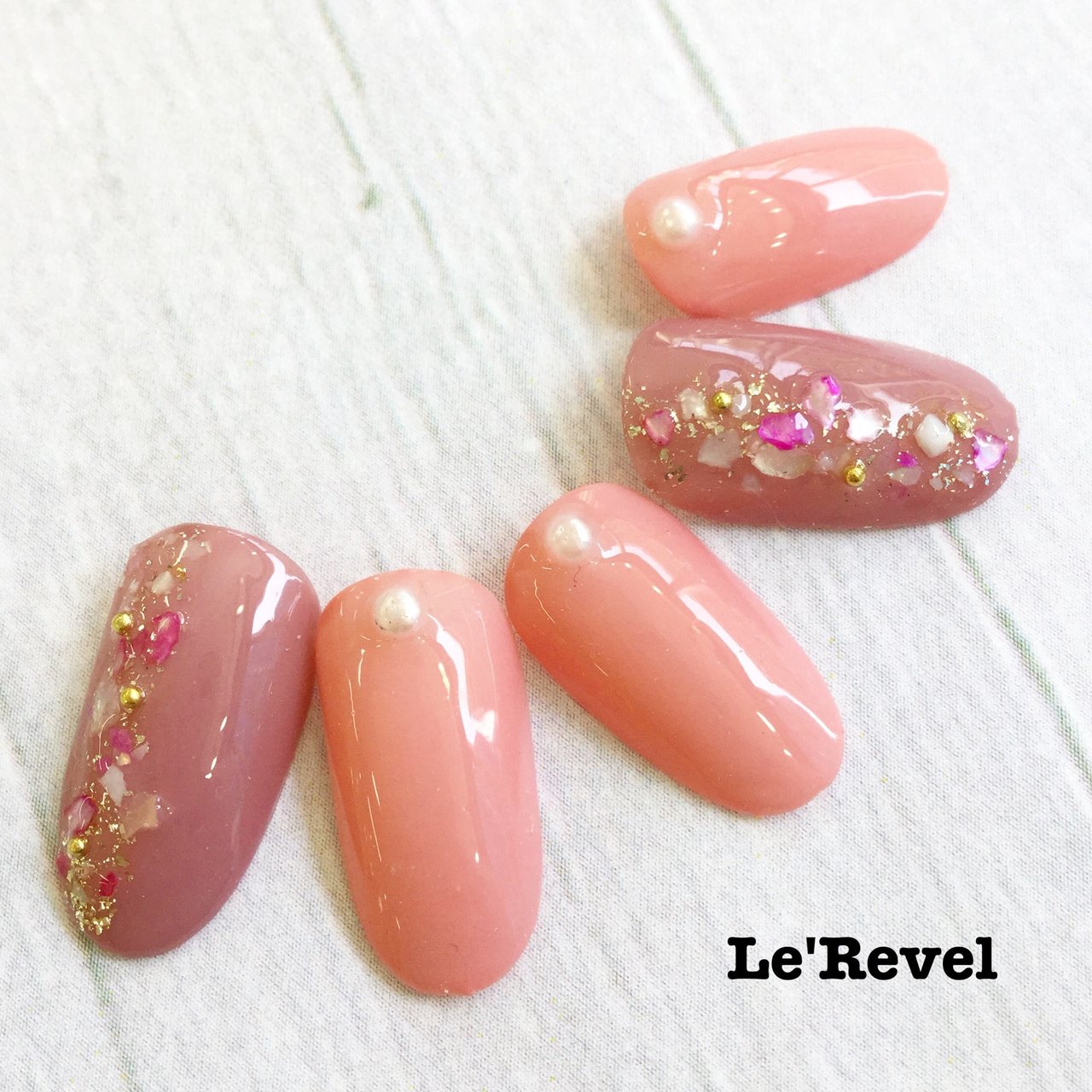 夏 オールシーズン リゾート オフィス ハンド Ramble Nailのネイルデザイン No ネイルブック