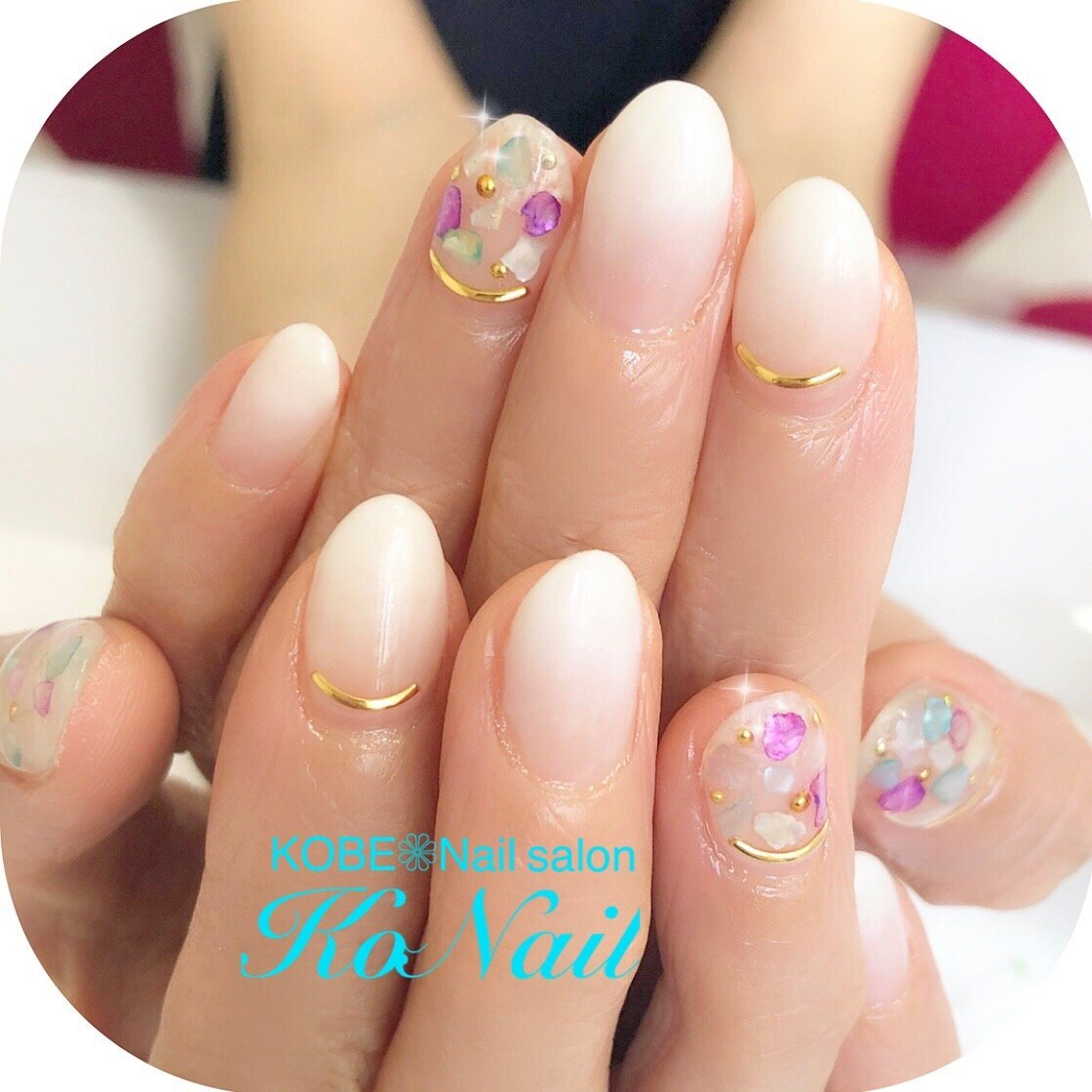 夏 海 リゾート オフィス ハンド 近藤寛子 Konail コネイル のネイルデザイン No ネイルブック