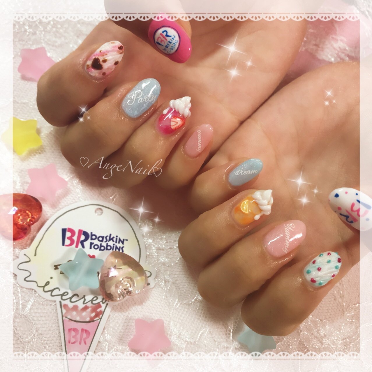 春 夏 オールシーズン ハンド スイーツ Angenailのネイルデザイン No 3404717 ネイルブック