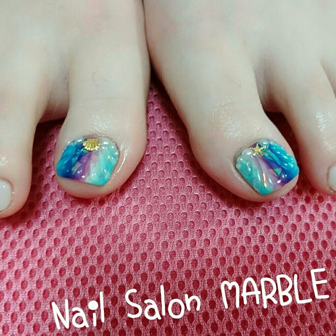 夏 旅行 海 リゾート フット Natsuのネイルデザイン No ネイルブック