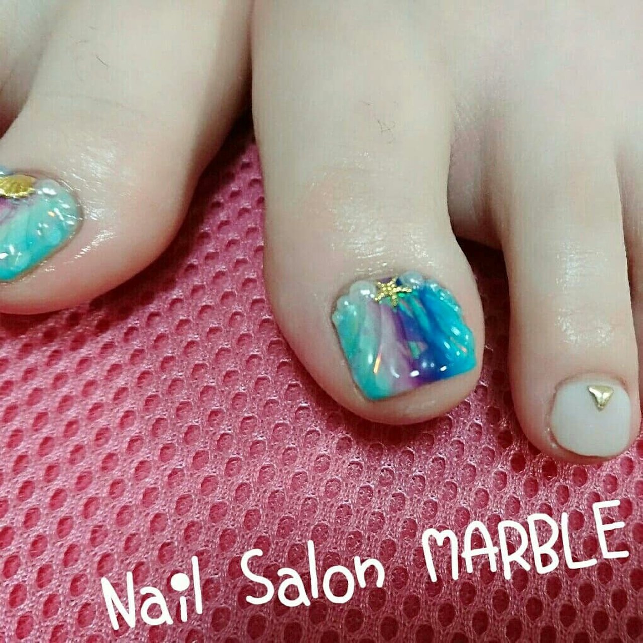 夏 旅行 海 リゾート フット Natsuのネイルデザイン No ネイルブック