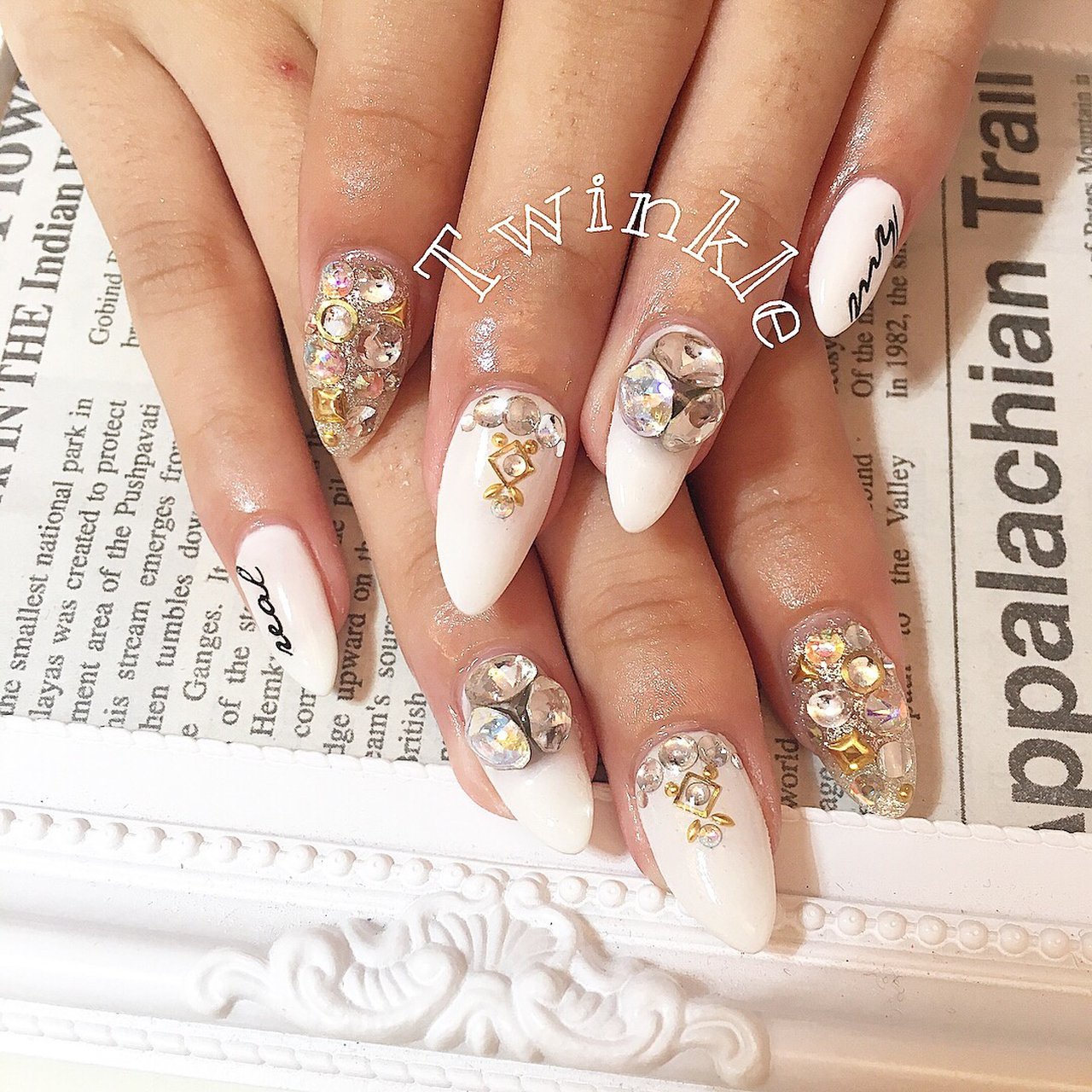 オールシーズン ブライダル パーティー デート ハンド Nail Salon Twinkleのネイルデザイン No ネイルブック