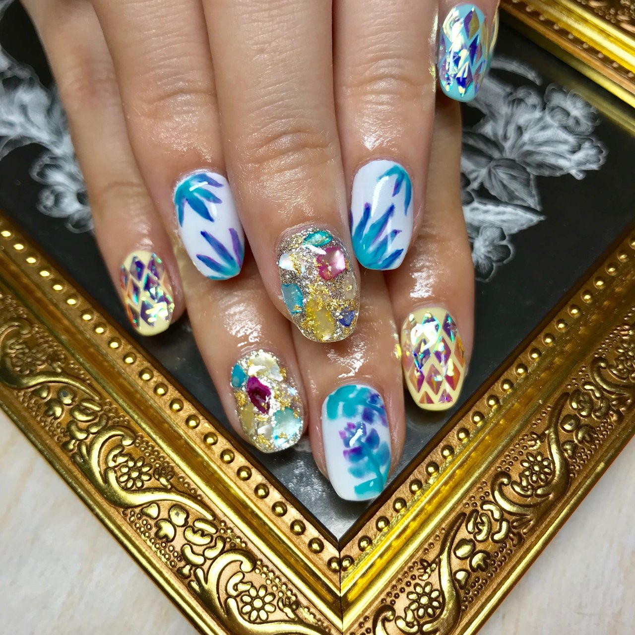 夏 旅行 海 リゾート ハンド S Nailのネイルデザイン No ネイルブック