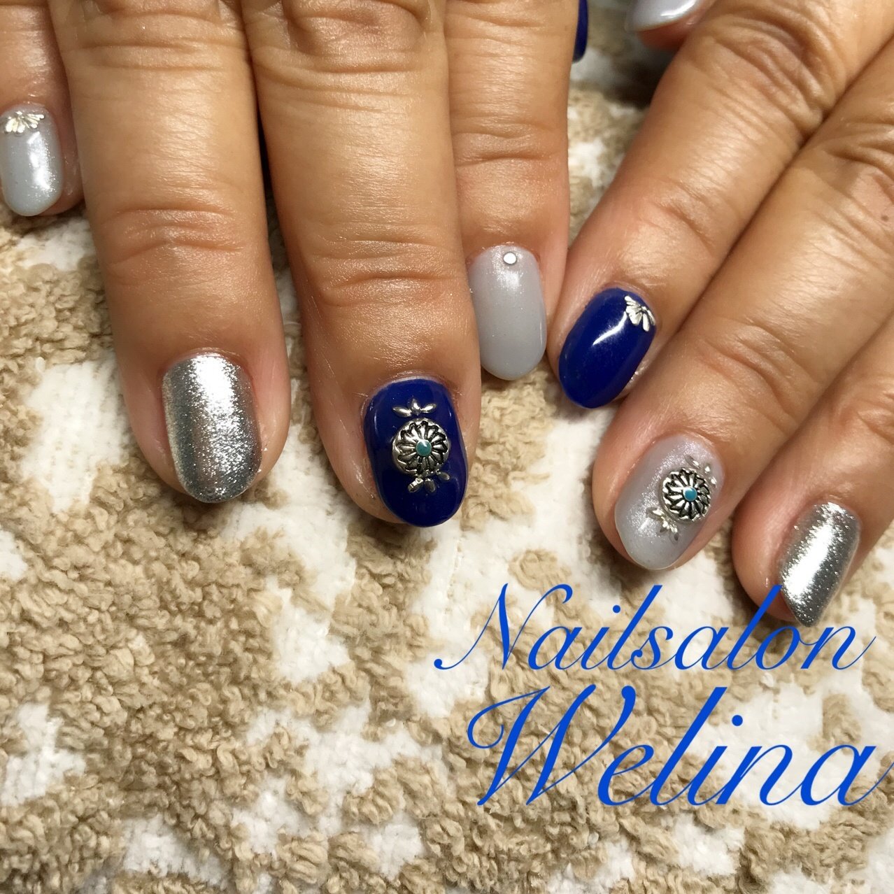 夏 秋 海 ワンカラー エスニック Jr甲子園口駅 徒歩8分 ネイルサロンのネイルデザイン No ネイルブック