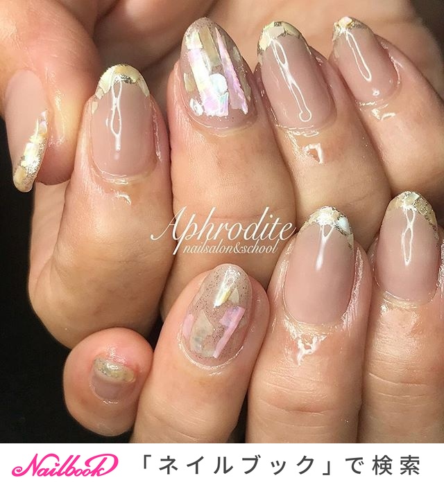 オールシーズン オフィス ブライダル ハンド シンプル Nagisaのネイルデザイン No 3412631 ネイルブック