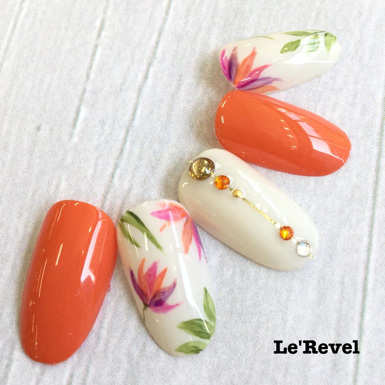 夏 秋 旅行 リゾート ハンド Ramble Nailのネイルデザイン No ネイルブック