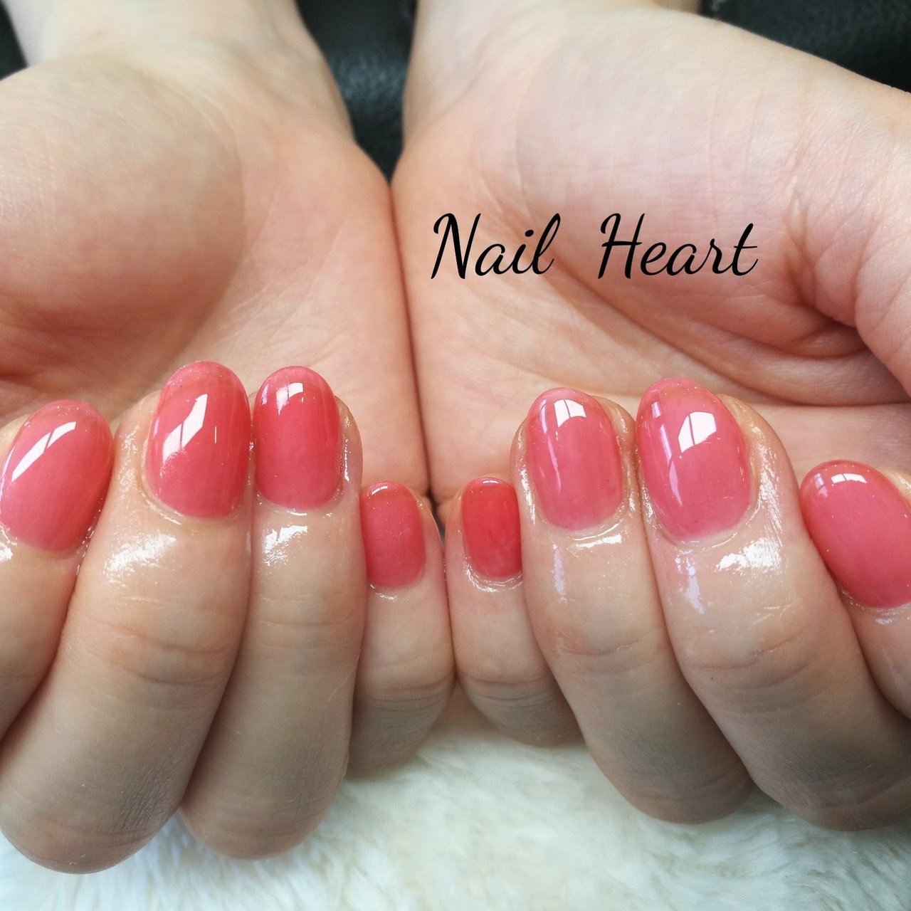 夏 ハンド シンプル クリア レッド Nailheartのネイルデザイン No ネイルブック