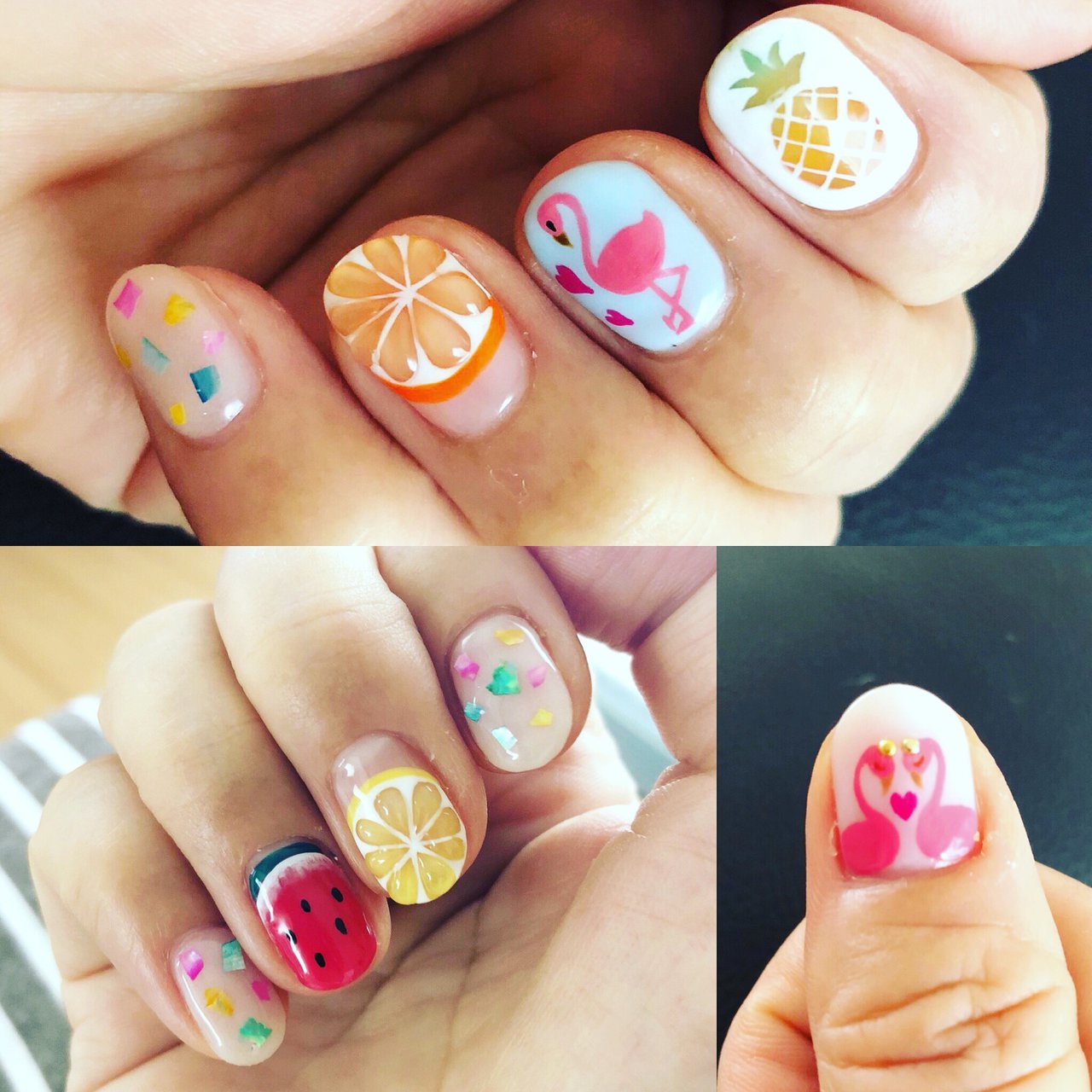 夏 ハンド シェル 水滴 3d ゆっきー のネイルデザイン No ネイルブック