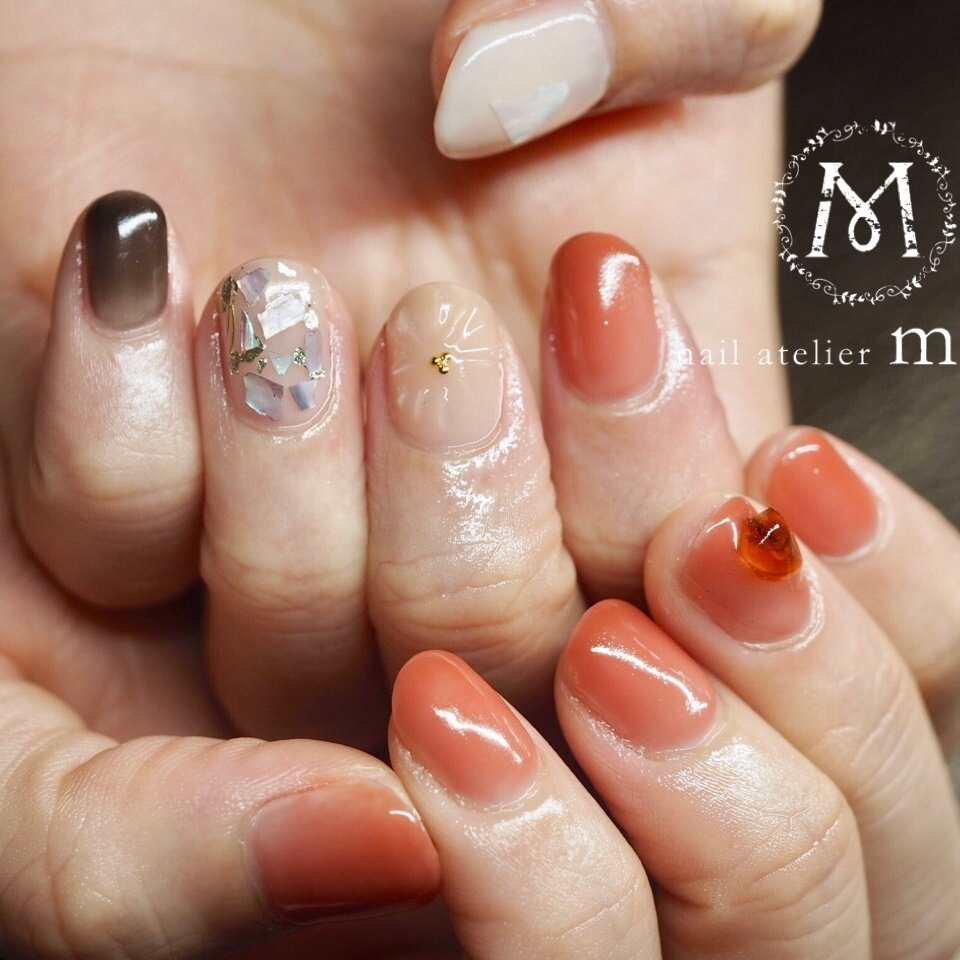 秋 冬 ハロウィン 女子会 ハンド Nerima Mielのネイルデザイン No ネイルブック