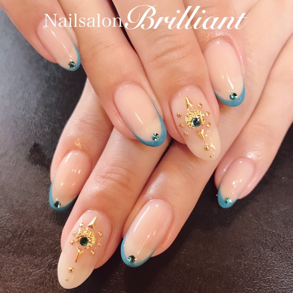 夏 オフィス デート 女子会 ハンド Nailsalonbrilliantのネイルデザイン No ネイルブック