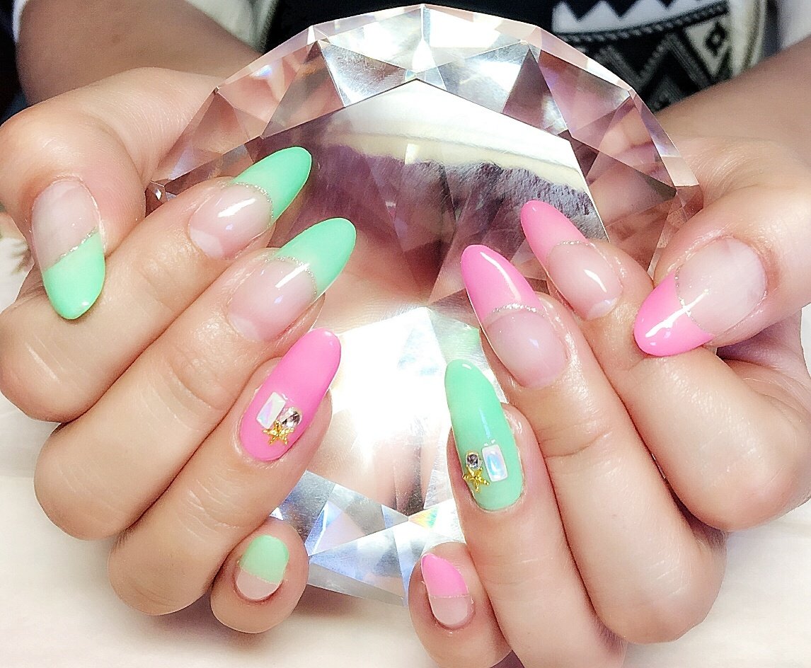 夏 旅行 海 リゾート フレンチ 北海道 Embellir Nail アンベリーネイル のネイルデザイン No ネイルブック