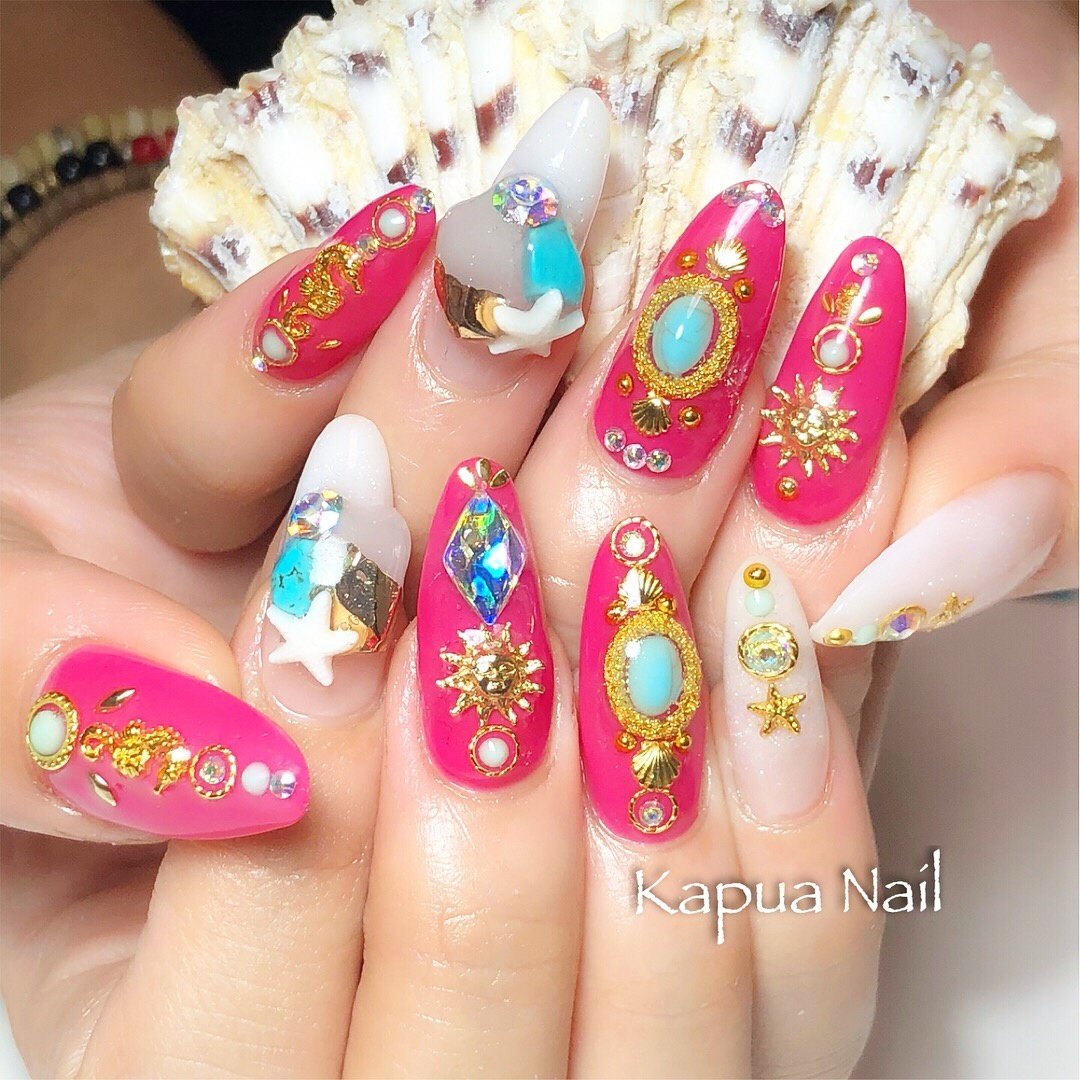 夏 旅行 海 デート グラデーション Kapua Nailのネイルデザイン No ネイルブック