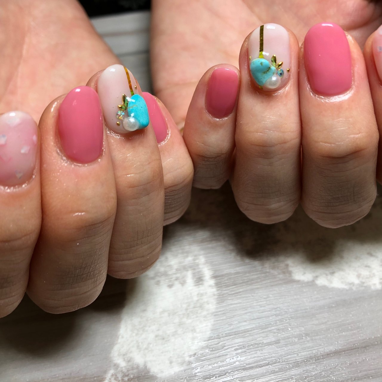 オールシーズン オフィス デート 女子会 ハンド Kalanchoe Private Nail Salon のネイル デザイン No ネイルブック