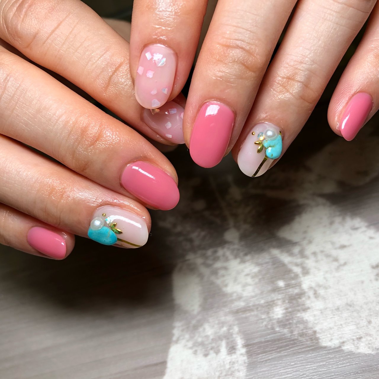 オールシーズン オフィス デート 女子会 ハンド Kalanchoe Private Nail Salon のネイル デザイン No ネイルブック