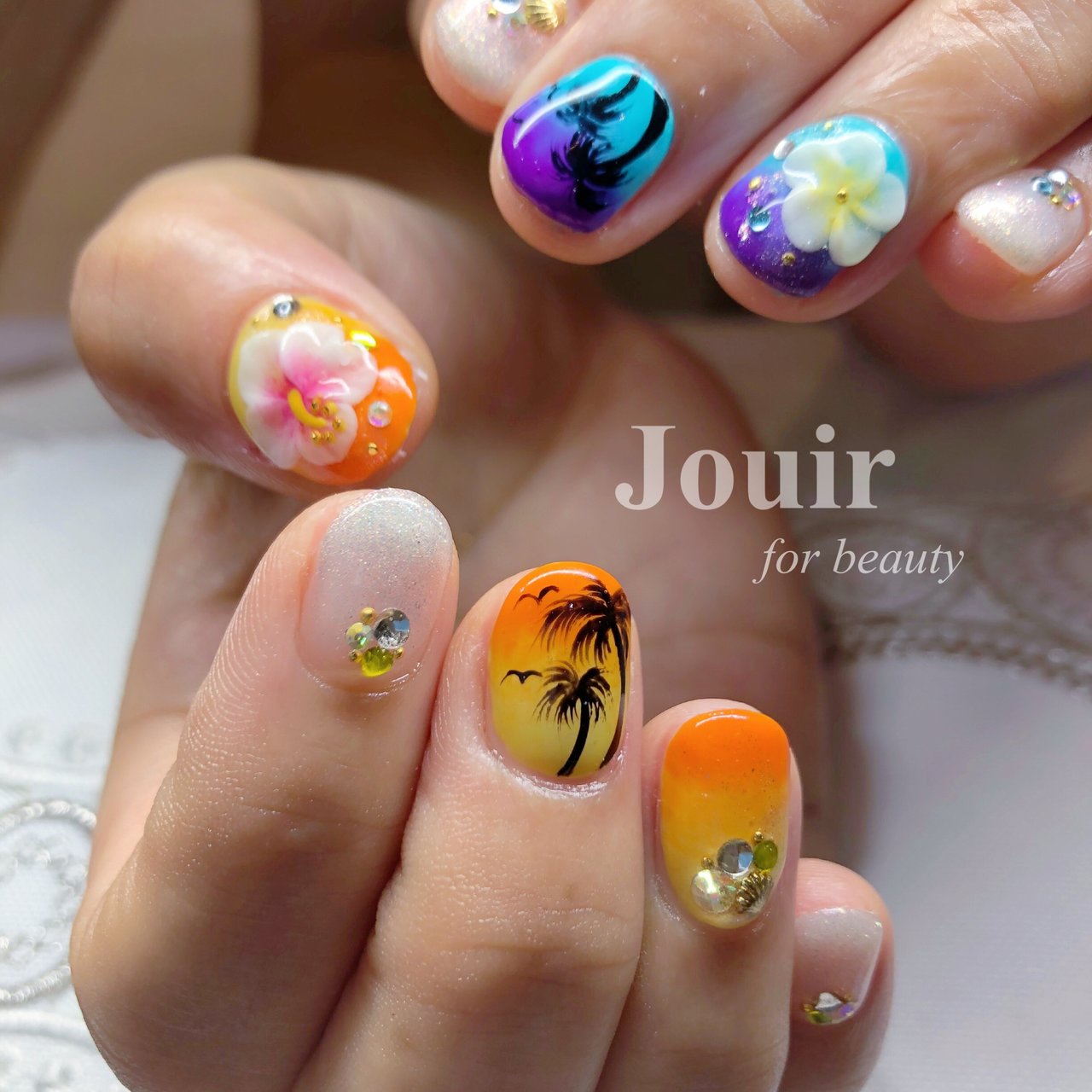 夏 旅行 海 リゾート ハンド Jouir For Beauty Hair Nail Eyelash のネイルデザイン No ネイルブック