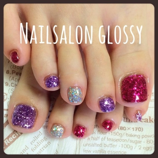 夏 海 パーティー デート フット Nailsalonglossy ネイルサロングロッシー のネイルデザイン No 1692383 ネイルブック