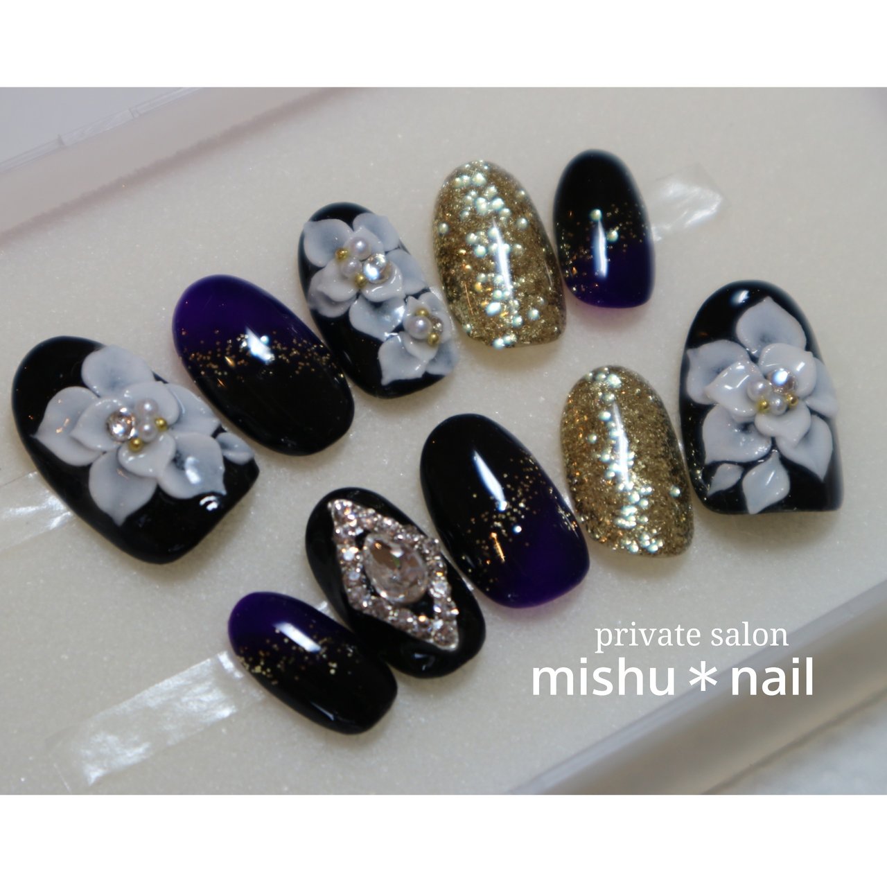 冬 成人式 卒業式 ハンド グラデーション Mishu Nailのネイルデザイン No ネイルブック