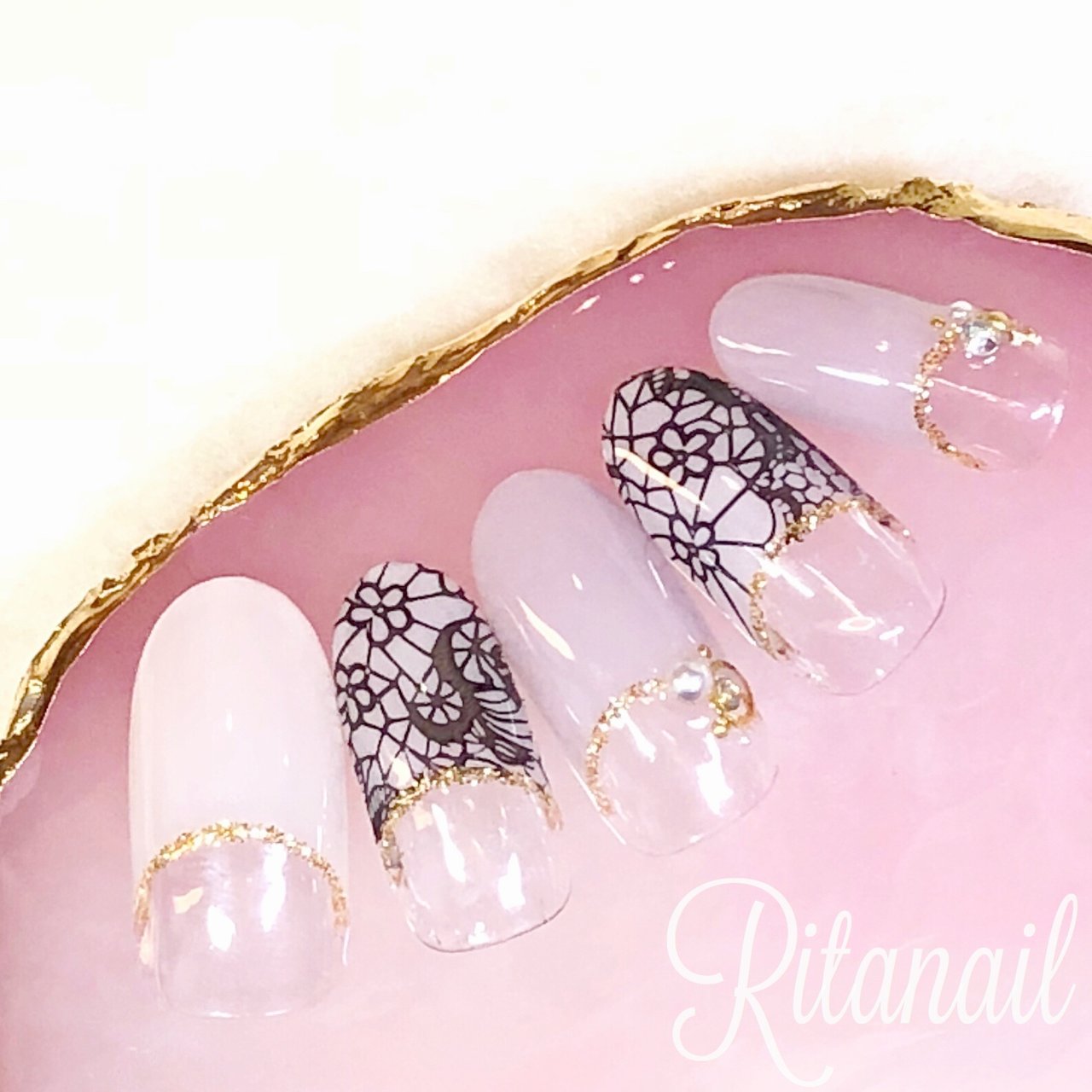 秋 冬 オフィス ブライダル ハンド Ritanailのネイルデザイン No 3432856 ネイルブック