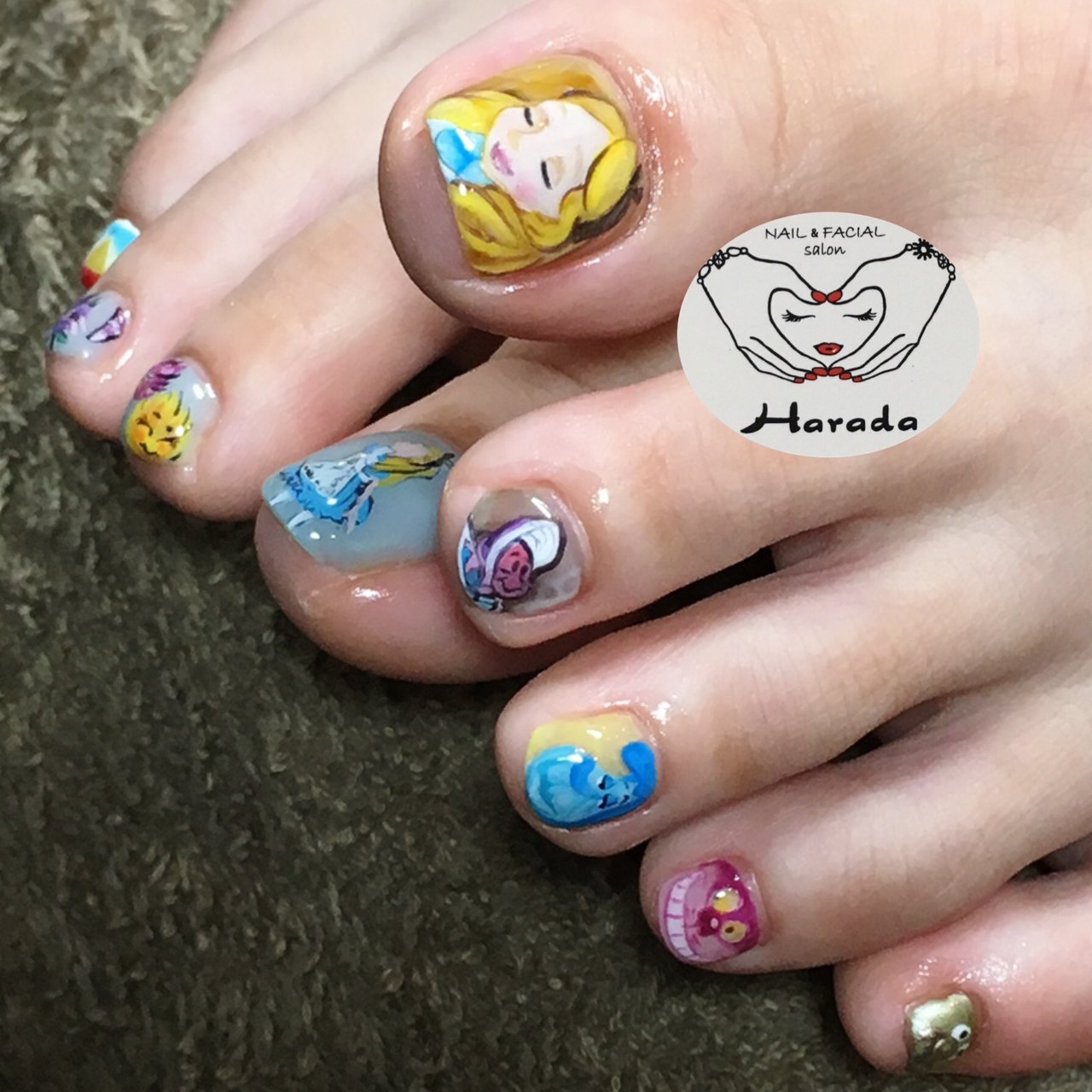 オールシーズン 旅行 ハロウィン 女子会 フット Nail Facial Salon Haradaのネイルデザイン No ネイル ブック