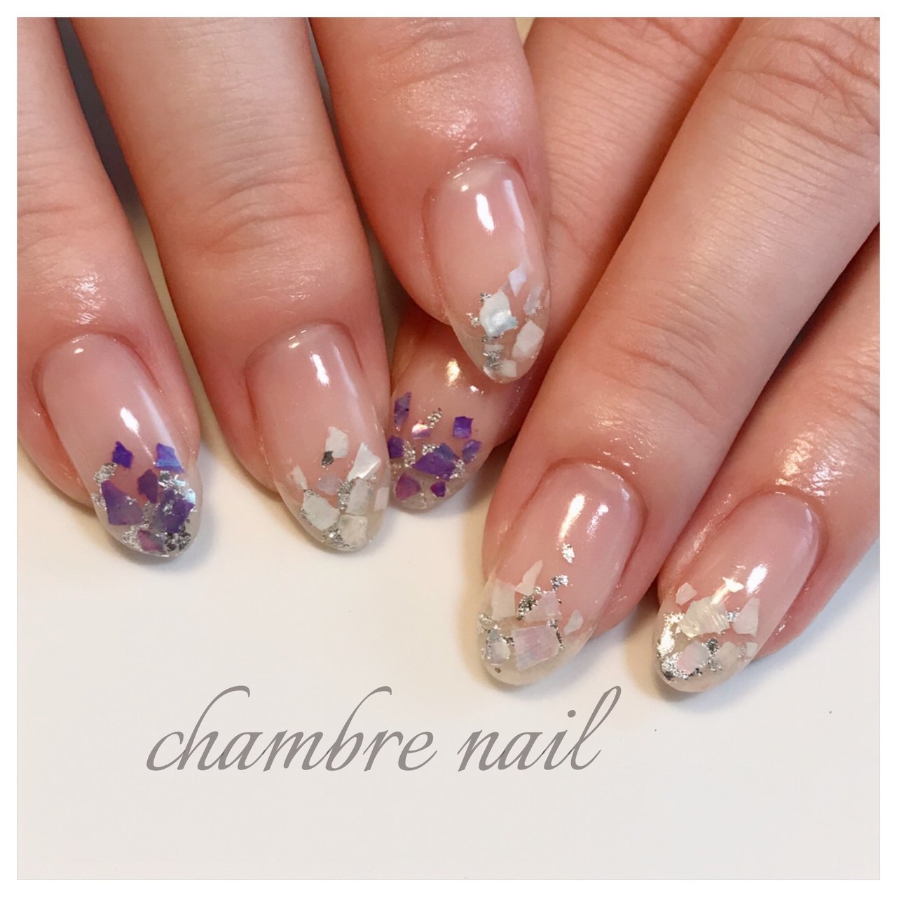 秋 オフィス ブライダル デート ハンド Chambre Nailのネイルデザイン No ネイルブック