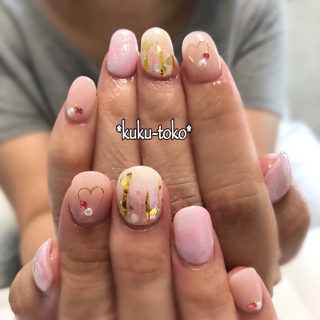 オールシーズン ブライダル パーティー デート ハンド Kukutoko Nailのネイルデザイン No ネイルブック