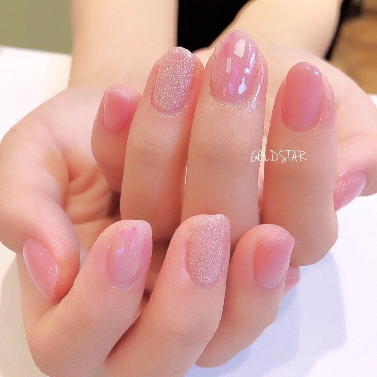 夏 オールシーズン オフィス デート ハンド Agloss Nailのネイルデザイン No ネイルブック