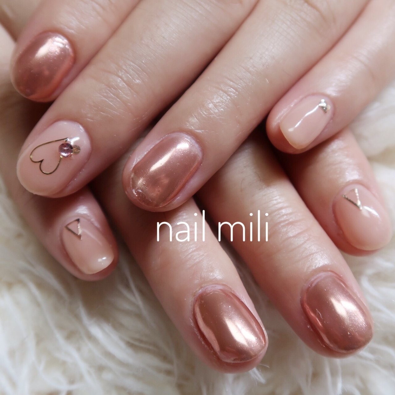 夏 秋 オフィス デート ハンド Nail Miliのネイルデザイン No ネイルブック