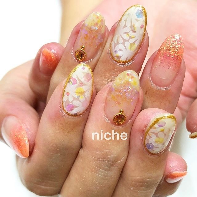 春 夏 オールシーズン デート ハンド Nailsalonniche ネイルサロンニッチのネイルデザイン No ネイルブック