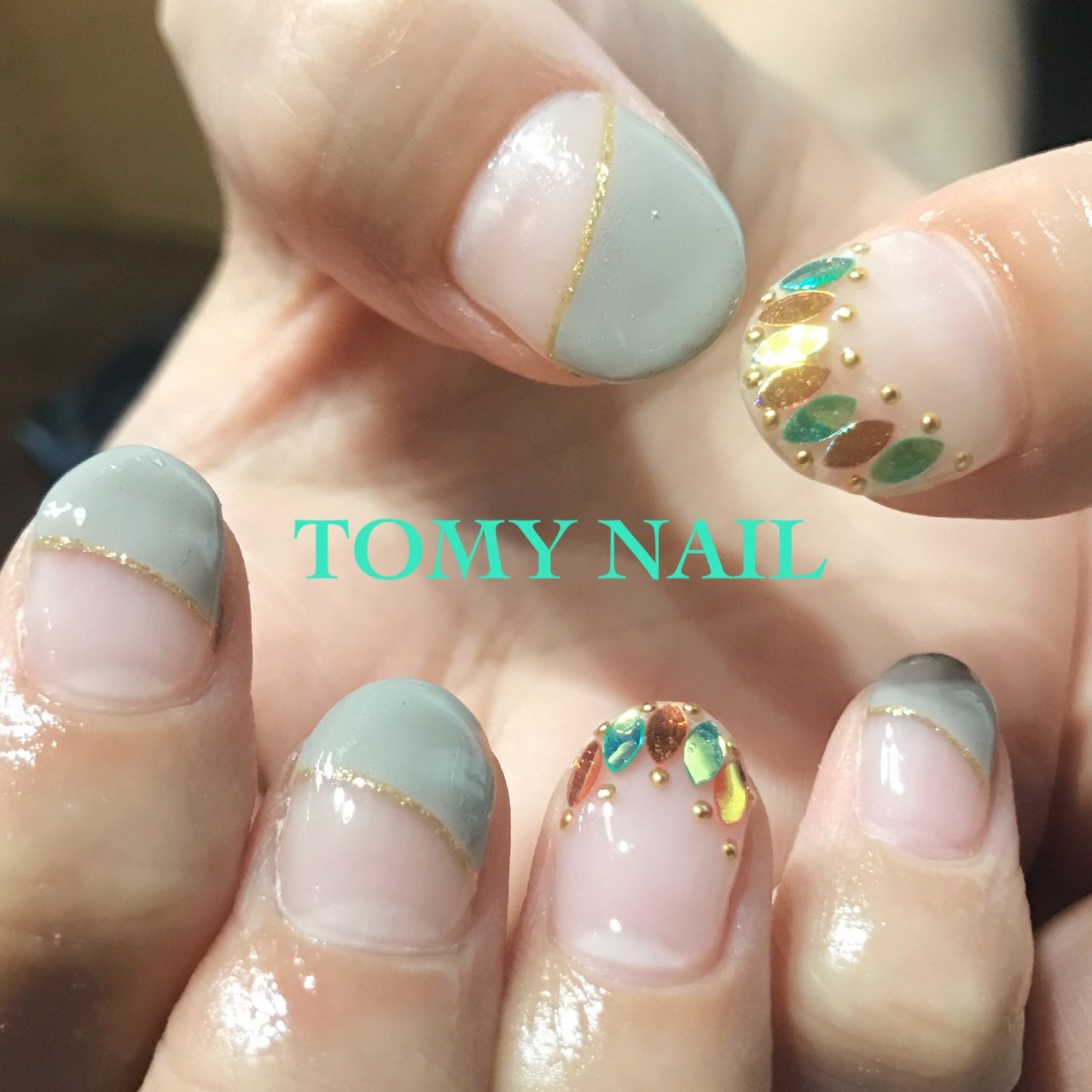 オールシーズン オフィス パーティー デート ハンド Tomynailのネイルデザイン No ネイルブック