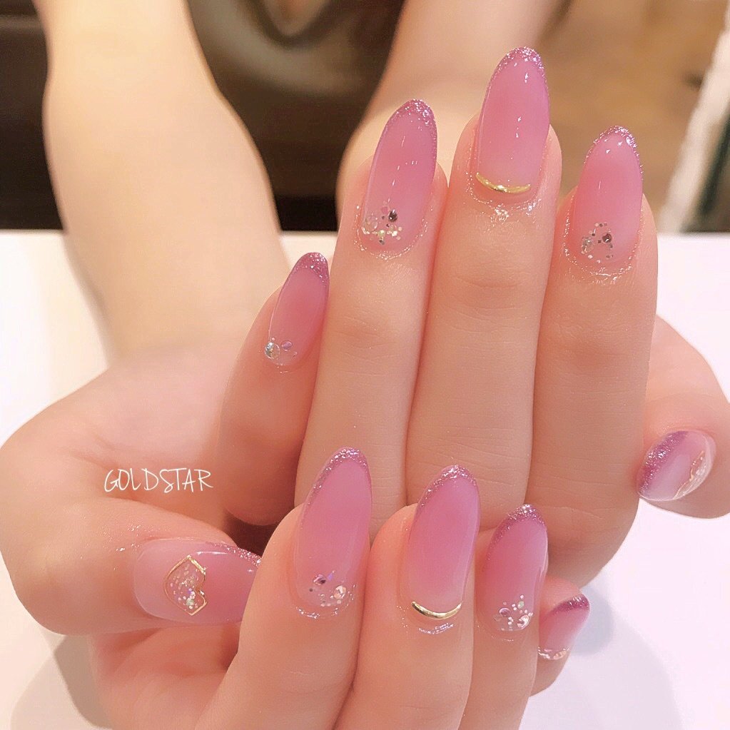 オールシーズン ブライダル パーティー デート ハンド Agloss Nailのネイルデザイン No ネイルブック