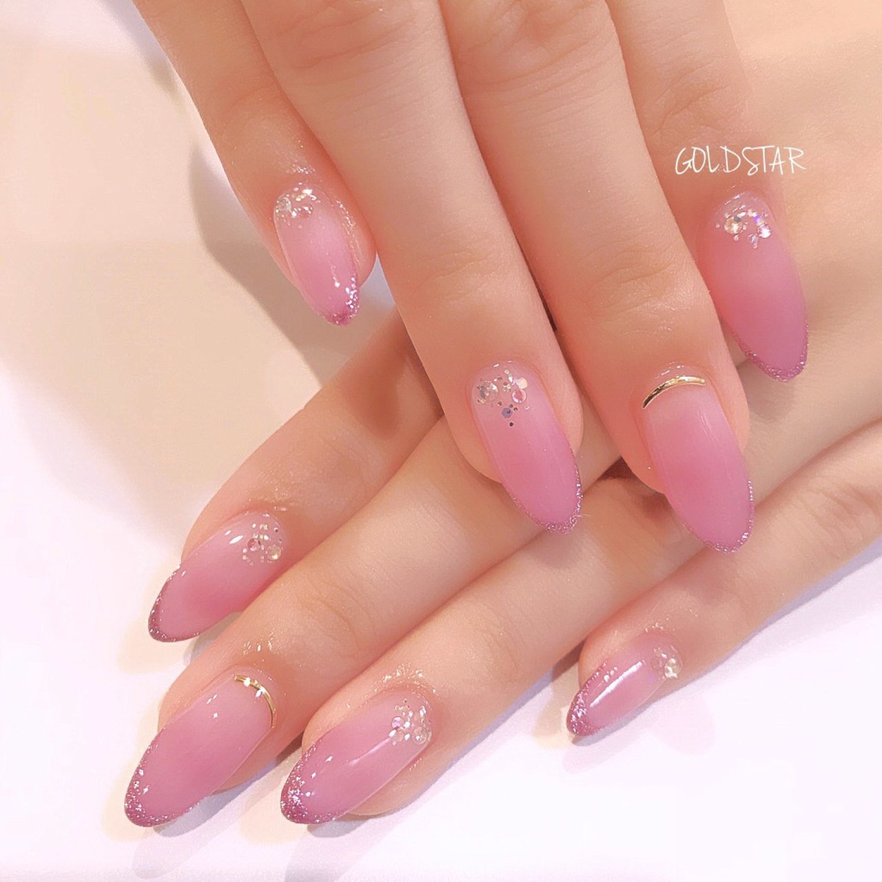 オールシーズン ブライダル パーティー デート ハンド Agloss Nailのネイルデザイン No ネイルブック