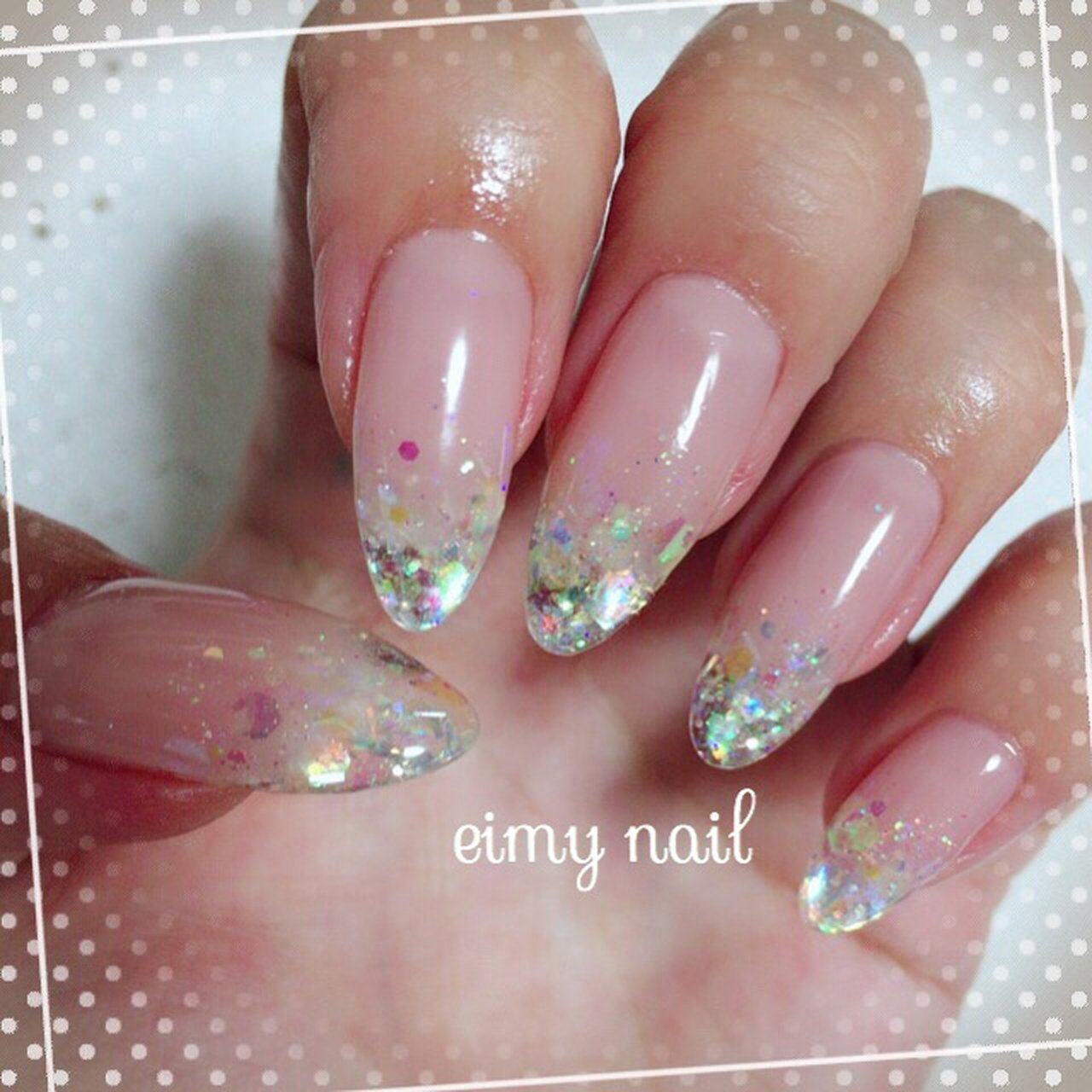 夏 オールシーズン ハンド シンプル ホログラム Eimynailのネイルデザイン No ネイルブック