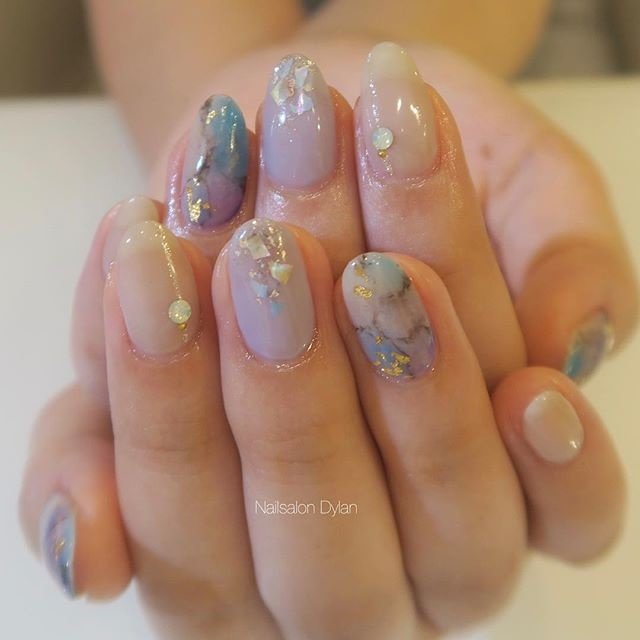 夏 海 リゾート ハンド シンプル Nailsalon Schooldylanのネイルデザイン No ネイルブック