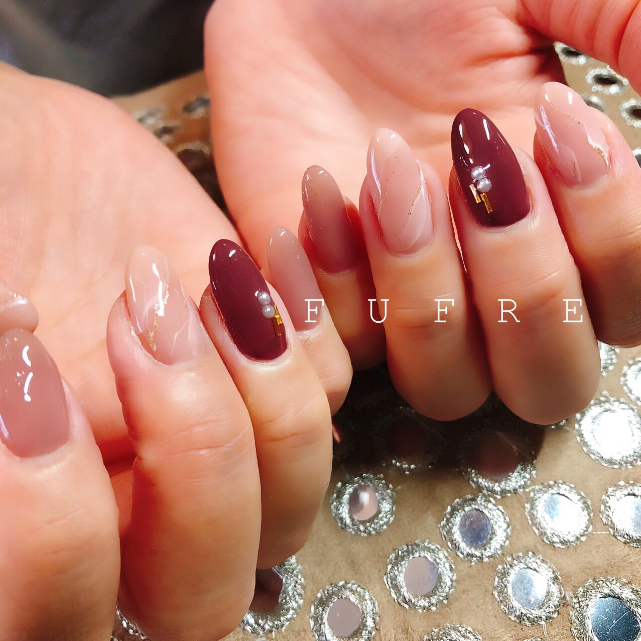 秋 冬 オールシーズン ハンド シンプル Nail Salon Fufreのネイルデザイン No ネイルブック