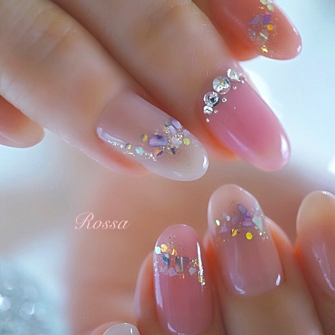 オールシーズン オフィス デート 女子会 ハンド Nailrossaのネイルデザイン No ネイルブック