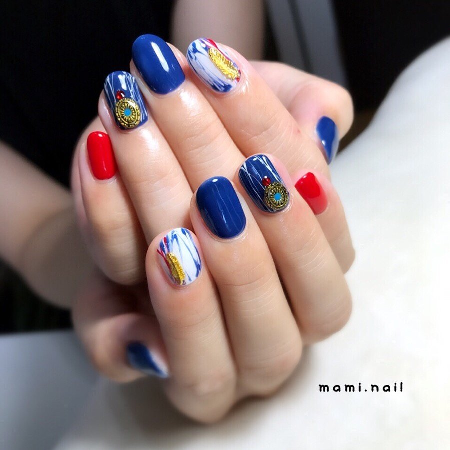 夏 海 リゾート ライブ ハンド Mami のネイルデザイン No ネイルブック